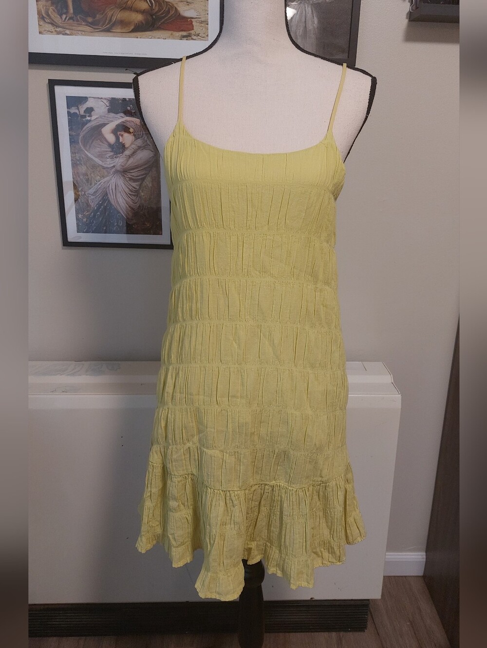 NWT Yellow Ruffle Dress